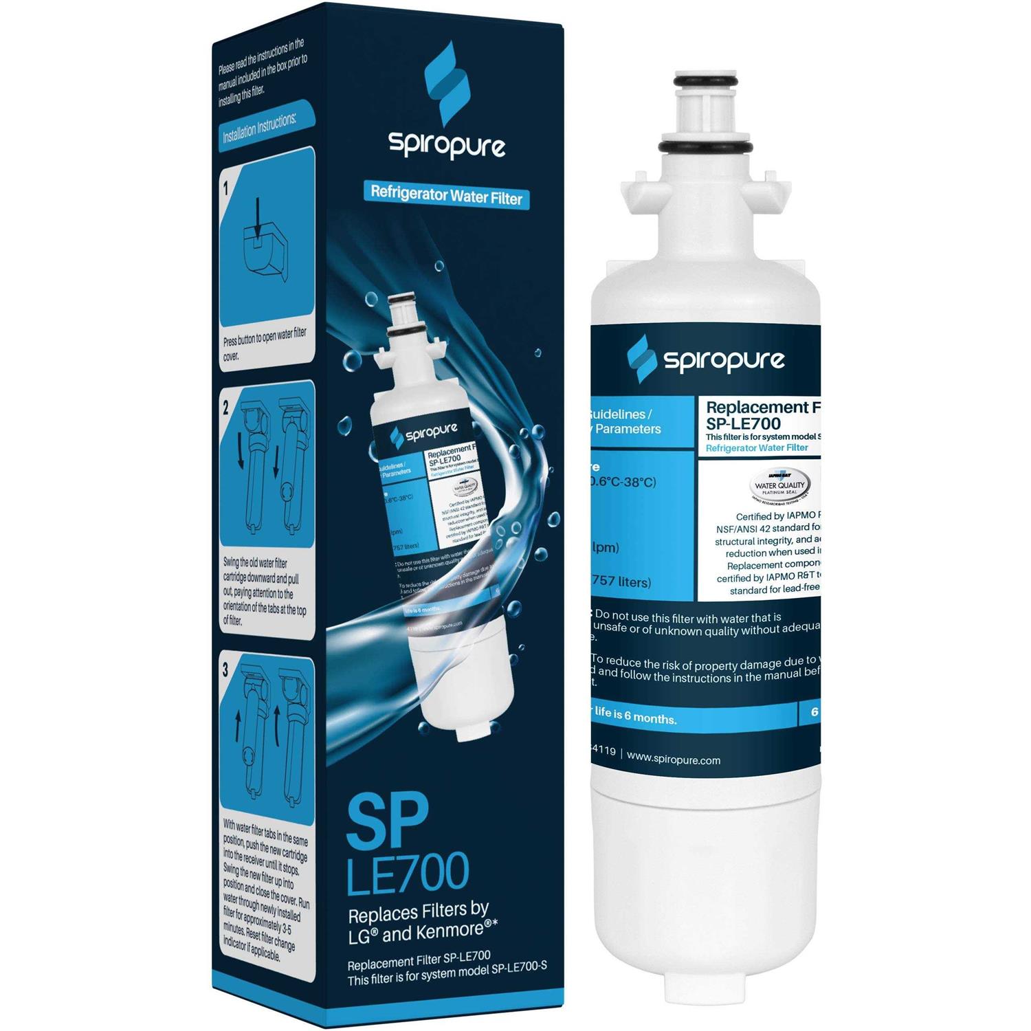 SpiroPure Replacement for S1-BB 155405-43 10×4.5 Pleated Cellulose 20 Micron Sediment Filter - Zenithce