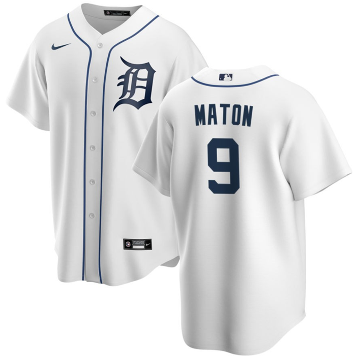 Detroit Tigers #9 Nick Maton White Cool Base Stitched Jersey - Zenithce