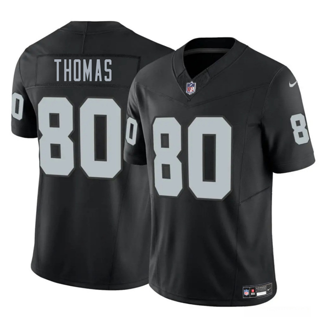 Las Vegas Raiders #80 Ian Thomas Black 2025 F.U.S.E. Vapor Stitched Jersey - Zenithce