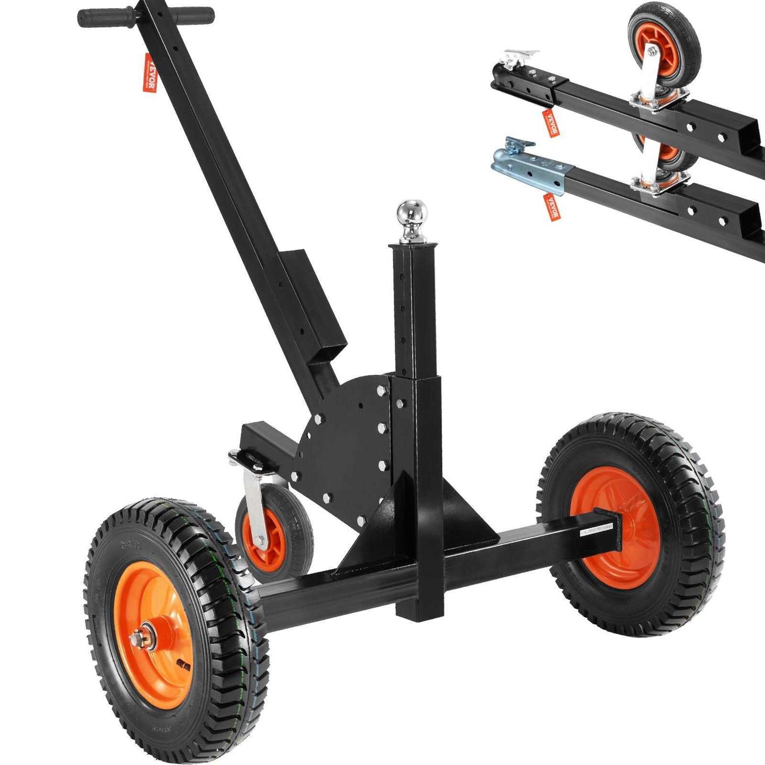VEVOR Adjustable Trailer Dolly 1000 lbs Capacity Trailer Mover Dolly - Zenithce