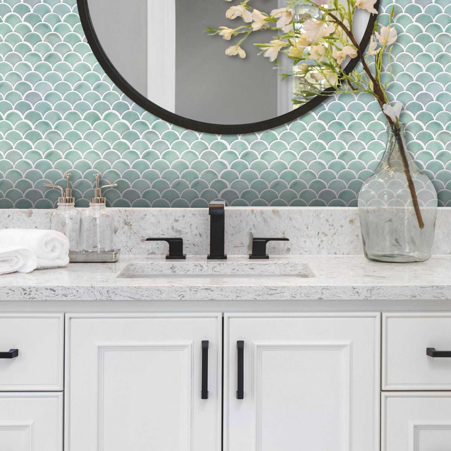 RoomMates Roma Gray Peel And Stick Floor Tile - Zenithce