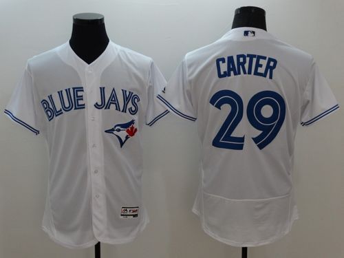 Blue Jays #29 Joe Carter White Flexbase Authentic Collection Stitched Jersey - Zenithce