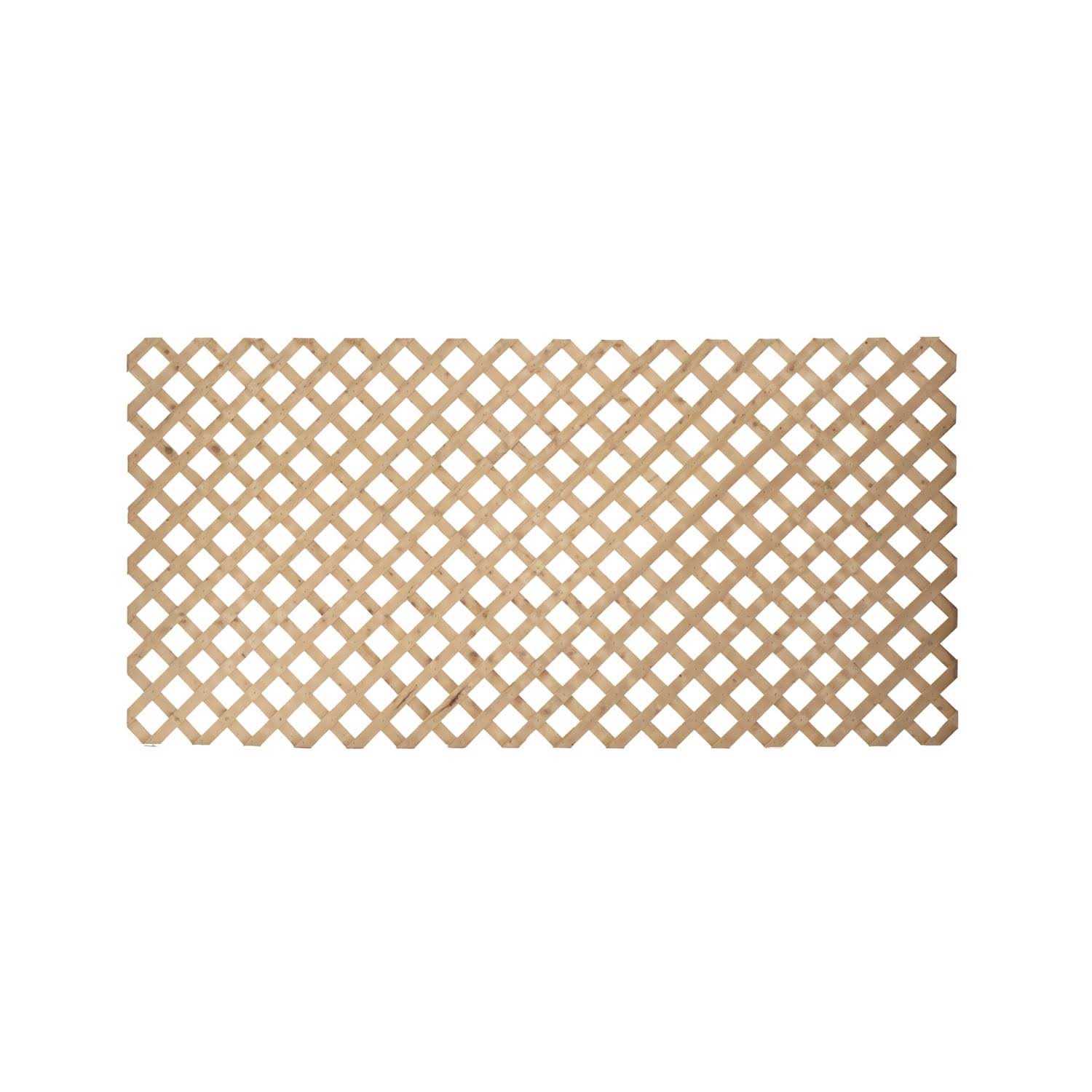 ProWood Lattice Panel 48 W x 96 L Brown Wood - Zenithce