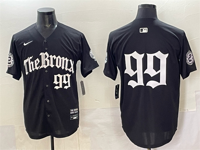 New York Yankees #99 Aaron Judge Black 'Gothic Legacy Edition' Vapor Premier Limited Stitched Jersey - Zenithce