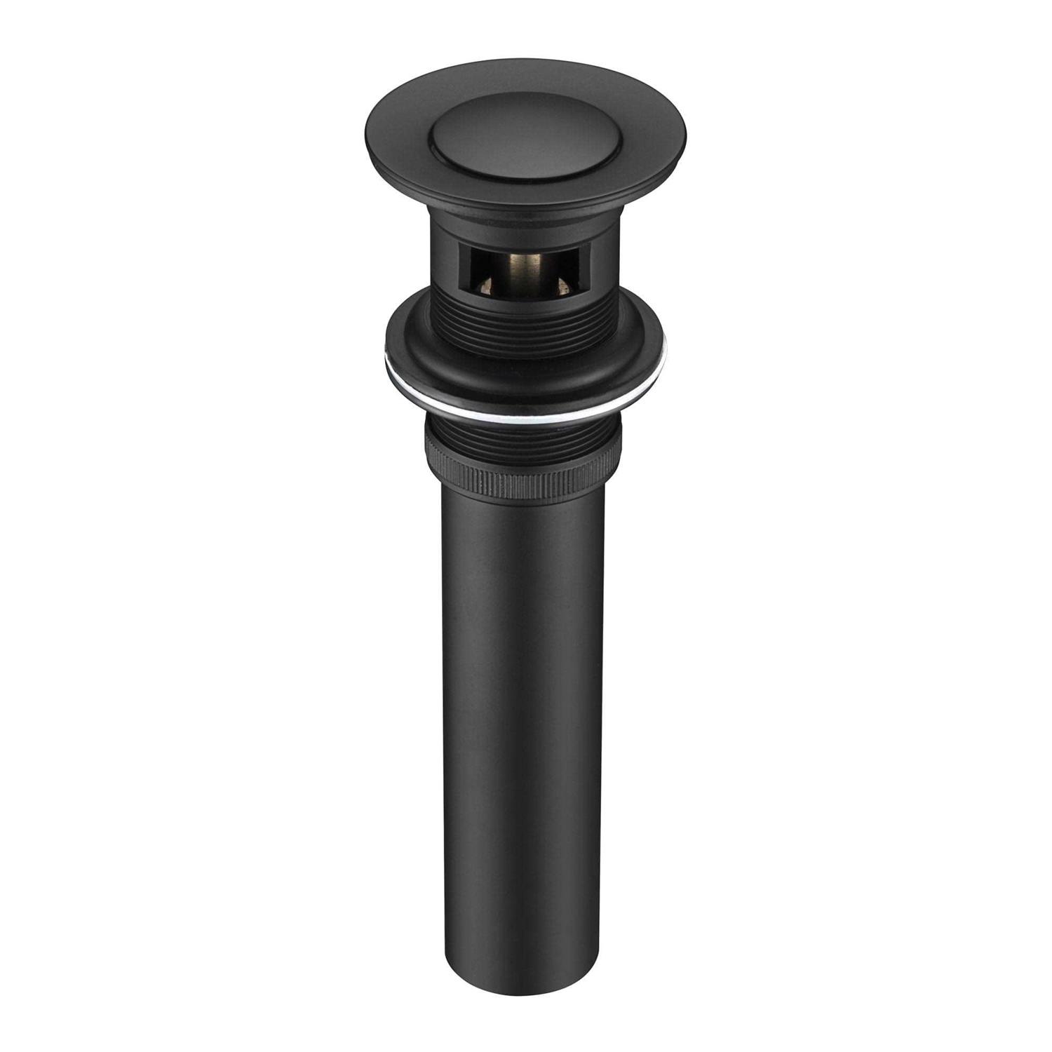 Luxier Ds04-t Bathroom Sink Push Pop-Up Drain Stopper with Overflow - Zenithce