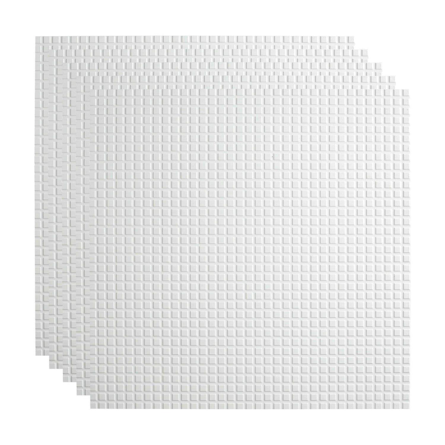 Fasade Square Decorative Vinyl 2ft x 2ft Lay In Ceiling Tile - Zenithce