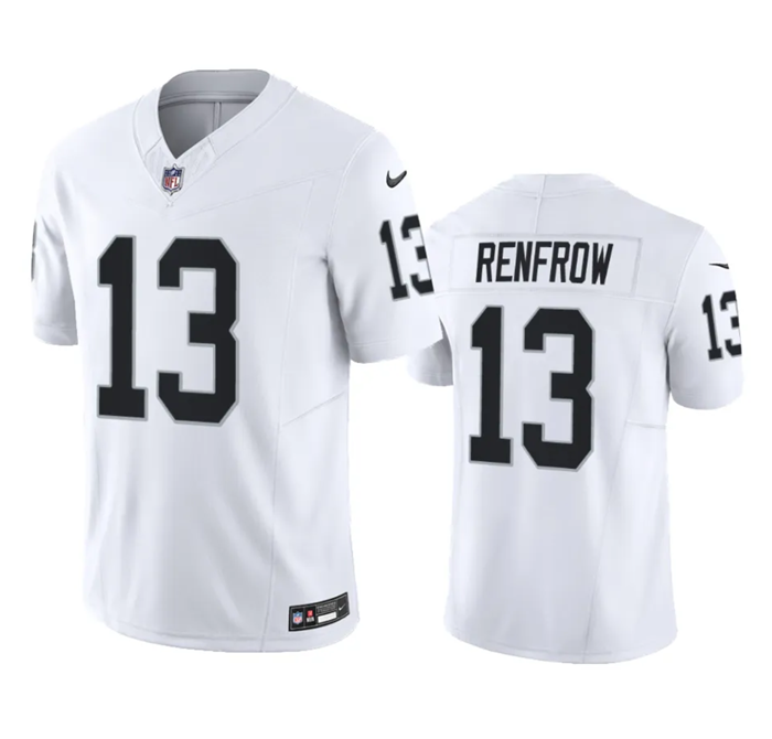 Las Vegas Raiders #13 Hunter Renfrow White 2023 F.U.S.E Vapor Untouchable Stitched Jersey - Zenithce