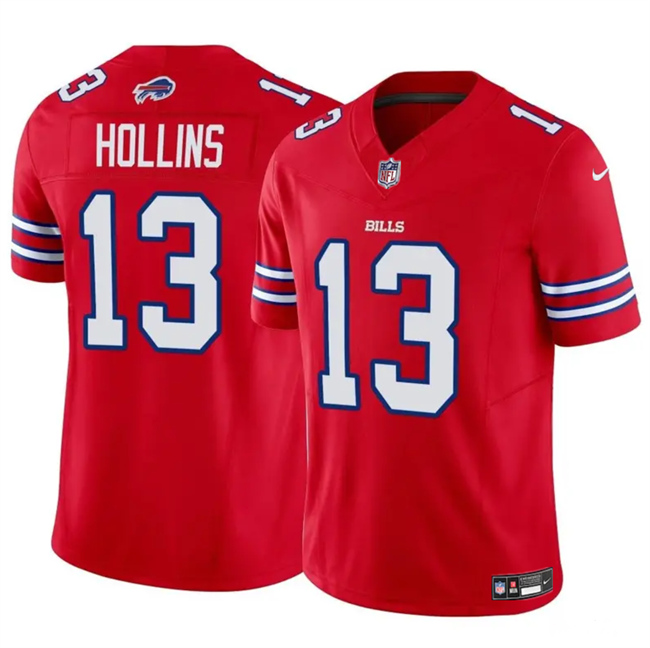 Buffalo Bills #13 Mack Hollins Red 2024 F.U.S.E. Vapor Untouchable Limited Stitched Jersey - Zenithce