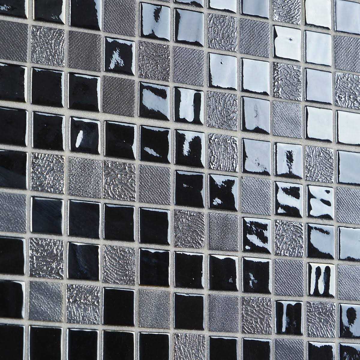 Rapids 1 x 1 Glass Grid Mosaic Wall & Floor Tile Ivy Hill Tile - Zenithce