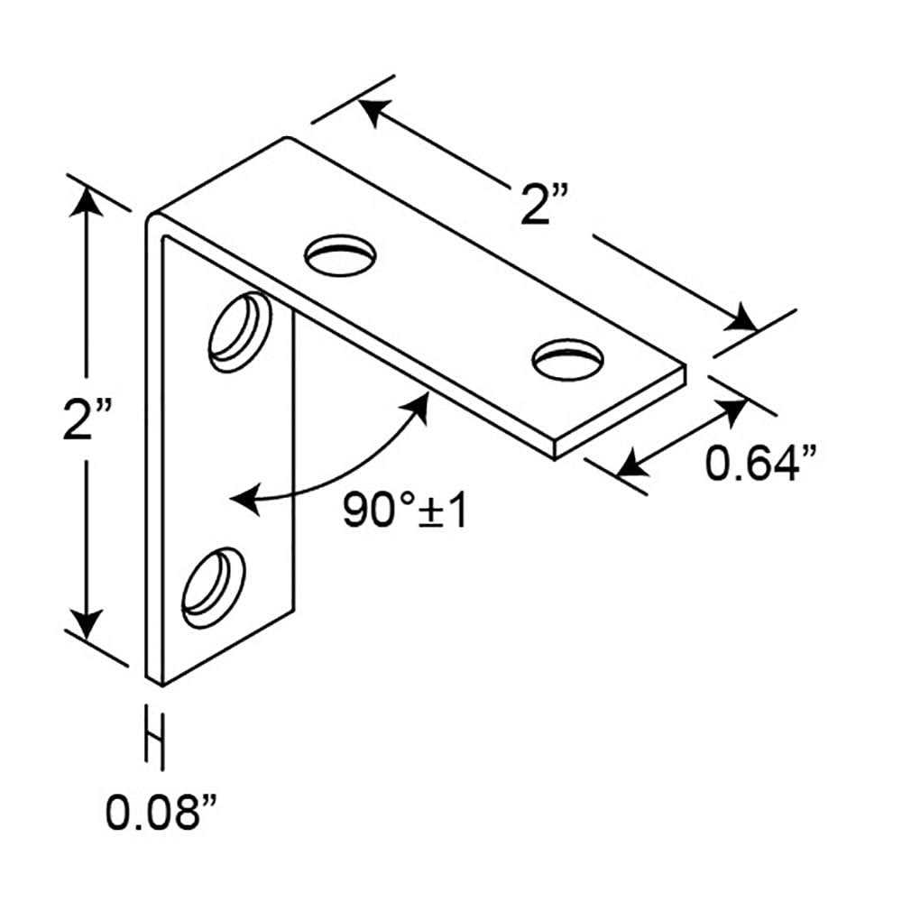 Prime-Line MP7016 Wire Shelf End Bracket - Zenithce