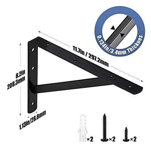 Home Master Hardware Heavy Duty Closet Shelf & Rod Brackets - Zenithce