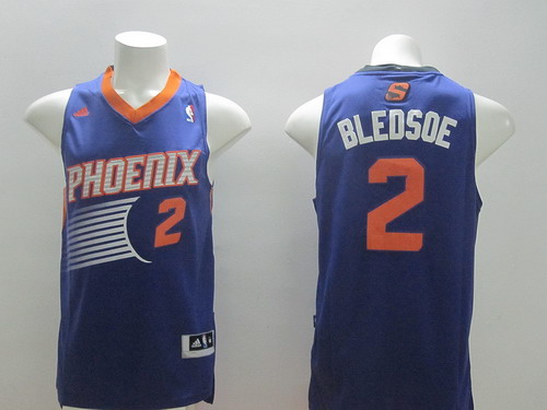 Phoenix Suns #2 Eric Bledsoe Revolution 30 Swingman Purple Jersey - Zenithce