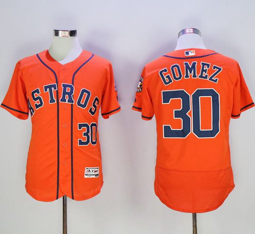 Astros #30 Carlos Gomez Orange Flexbase Authentic Collection Stitched Jersey - Zenithce