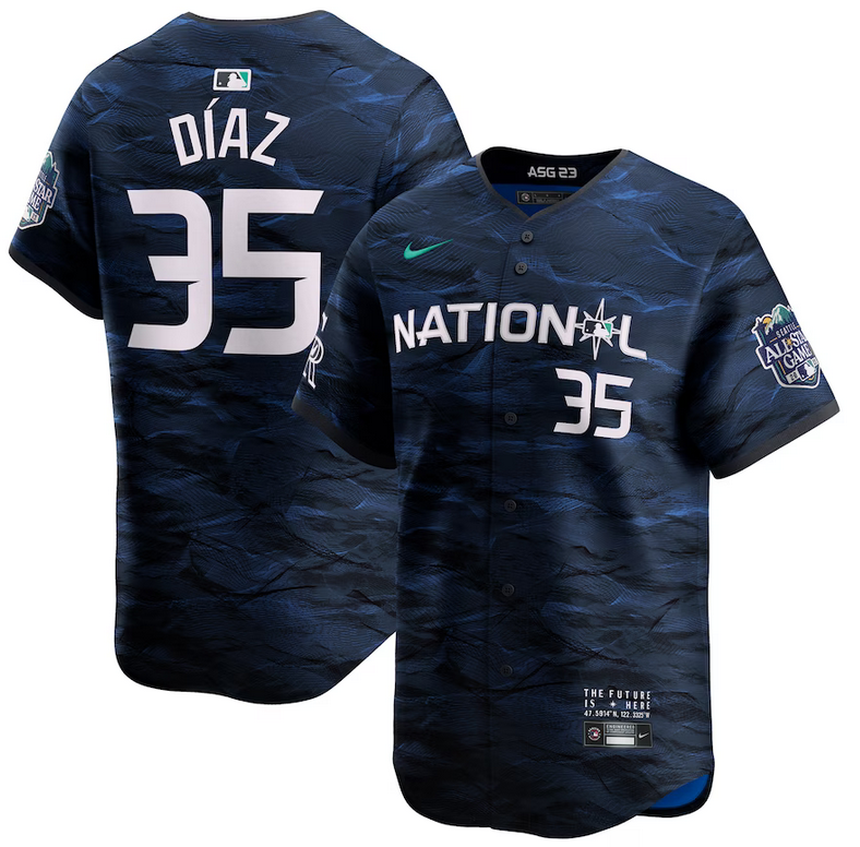 Colorado Rockies #35 Elias Díaz Royal 2023 All-Star Stitched Jersey - Zenithce
