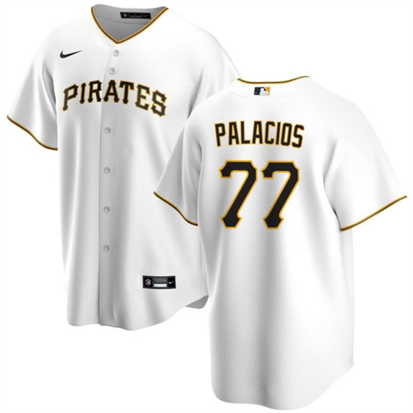 Pittsburgh Pirates #77 Joshua Palacios White Cool Base Stitched Jersey - Zenithce
