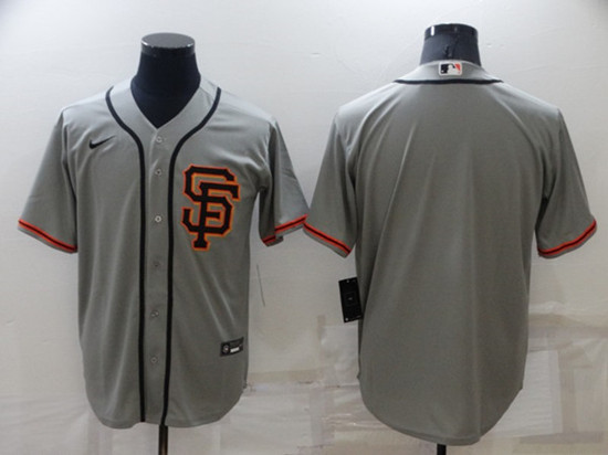 San Francisco Giants Blank Gray Cool Base Stitched Jersey - Zenithce