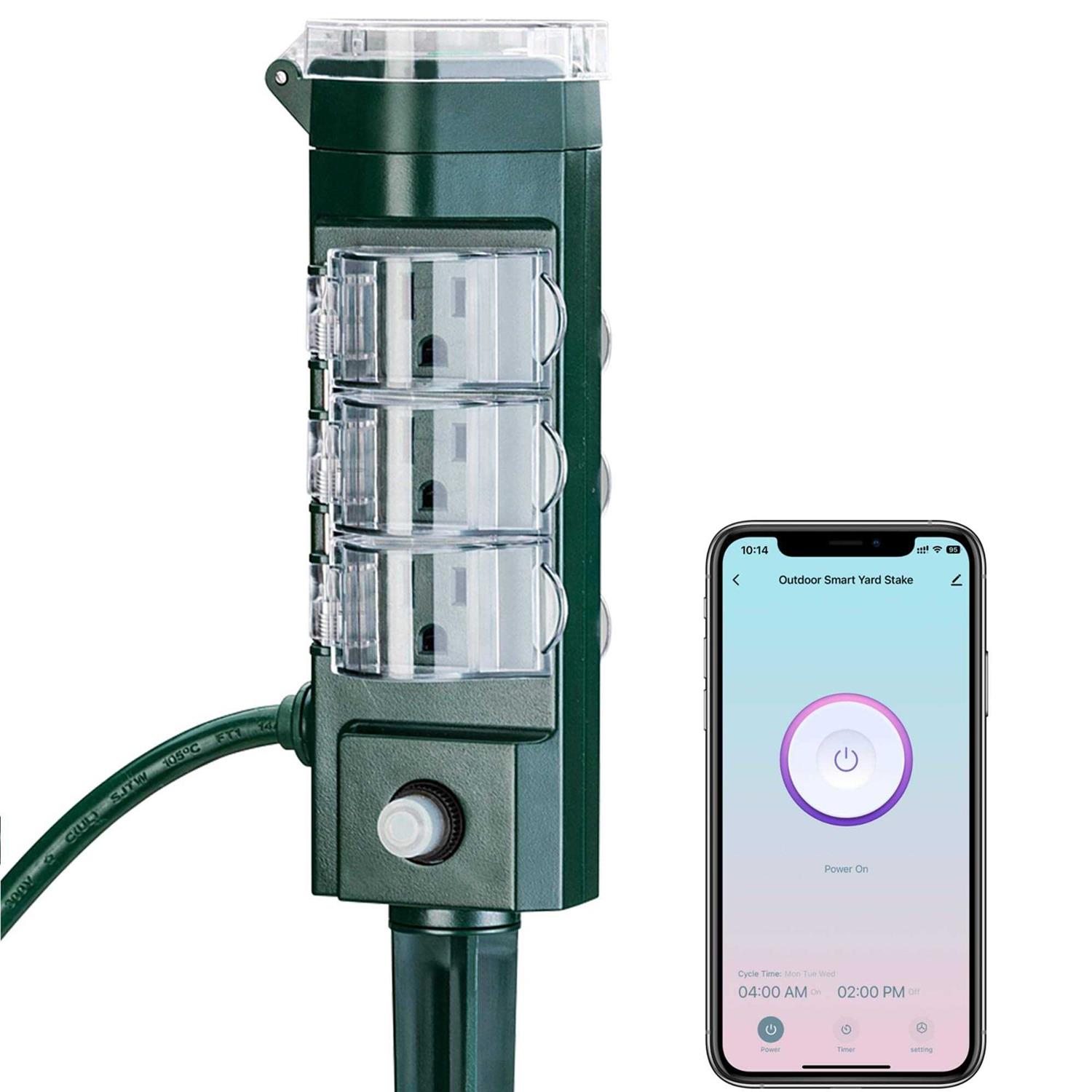 Outdoor Smart Plug Etekcity Outdoor WiFi Outlet with 2 - Zenithce