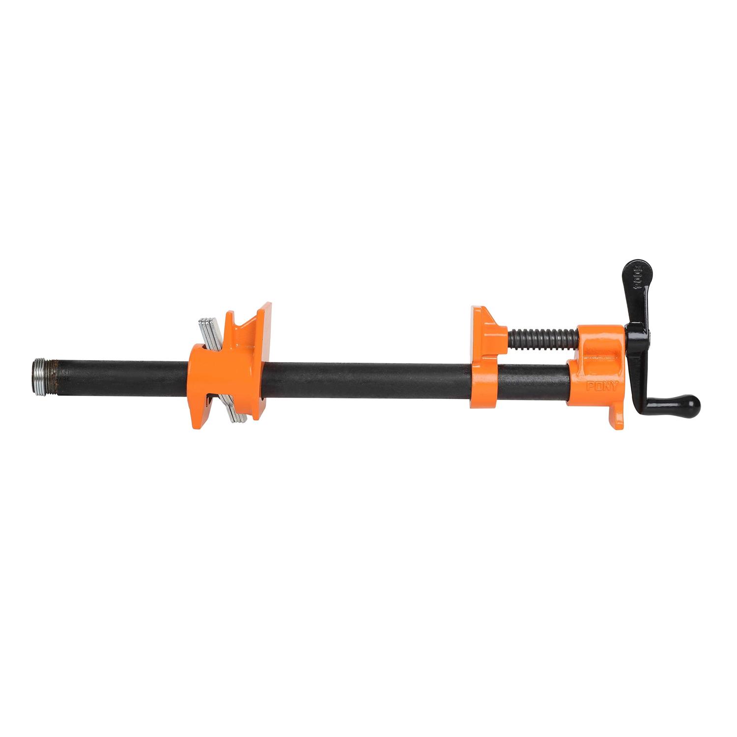 PONY 2-Pack Wood Gluing Pipe Clamp Fixture Black Pipe - Zenithce