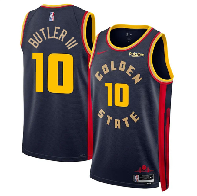 Golden State Warriors #10 Jimmy Bulter III Navy 2025 City Edition Stitched Jersey - Zenithce