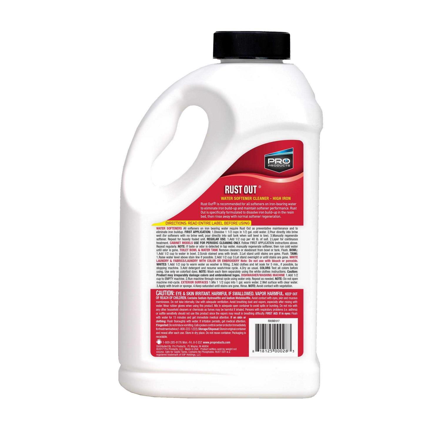 Pro Products Rescare Rk41n AllPurpose Water Softener Cleaner Liquid - Zenithce