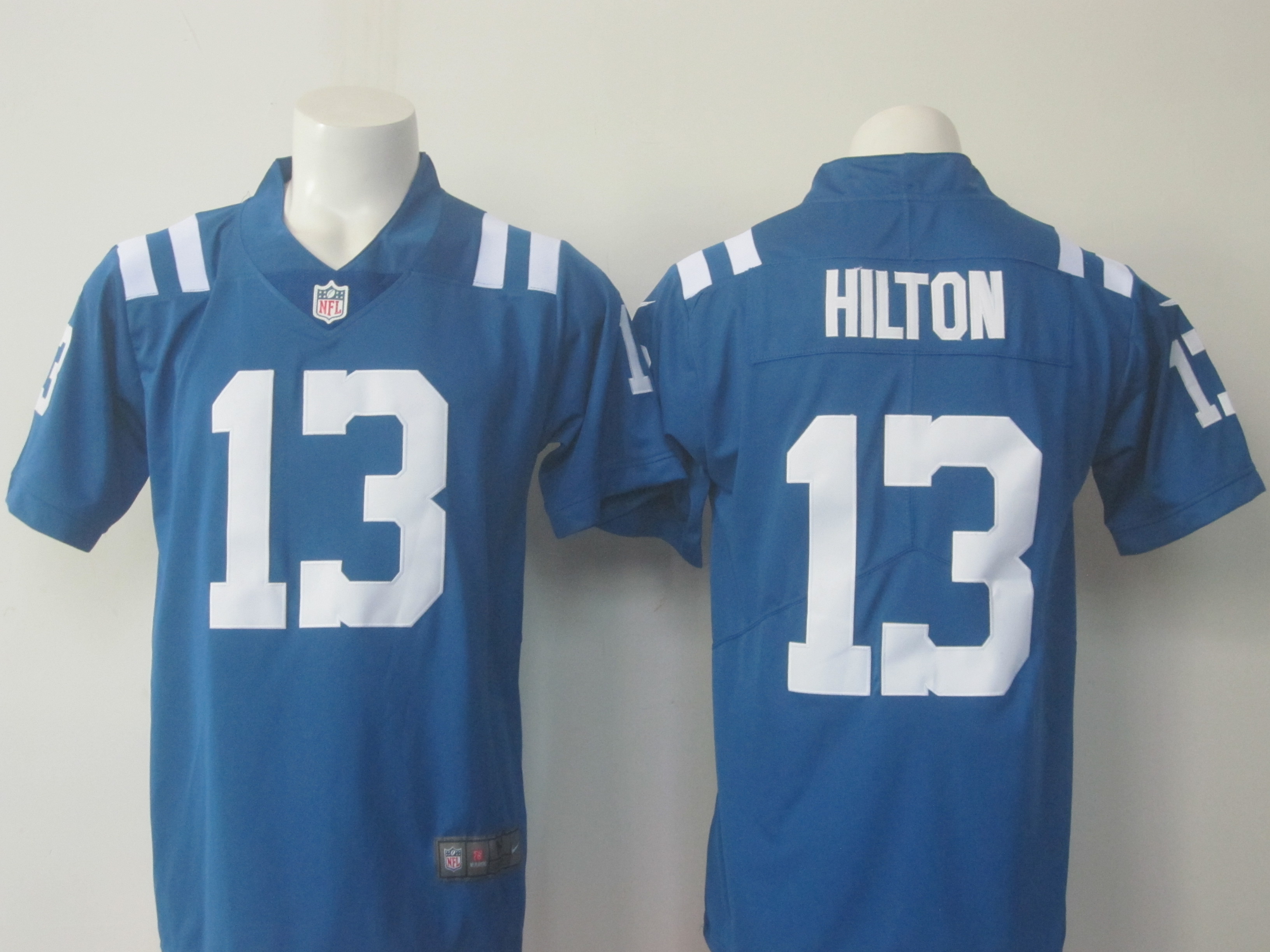 Colts #13 T.Y. Hilton Blue Limited Rush Stitched Nike Jersey - Zenithce