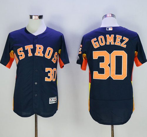 Astros #30 Carlos Gomez Navy Blue Flexbase Authentic Collection Stitched Jersey - Zenithce