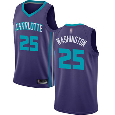 Hornets #25 PJ Washington Purple Jordan Swingman Statement Edition Jersey - Zenithce
