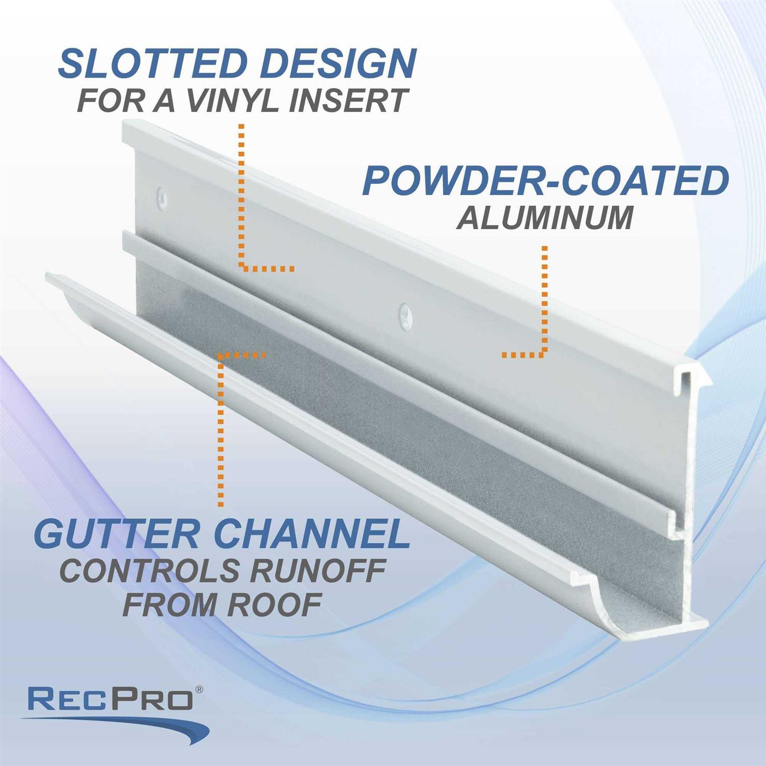 RecPro RV Rain Gutter Trim 92 - Zenithce