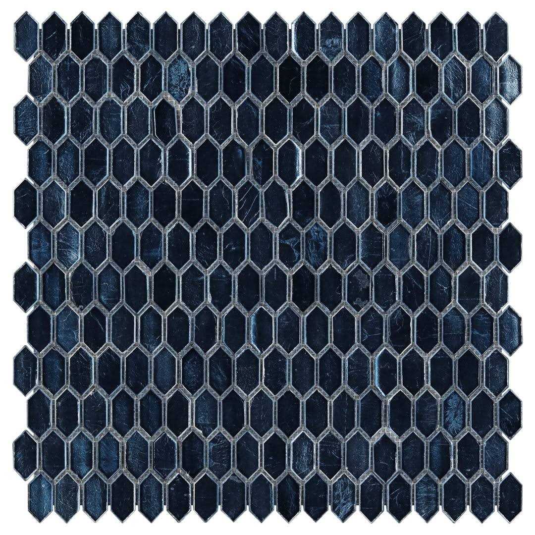 Ivy Hill Tile Glimmer 11.61 in. x 11.73 in. Polished Glass Wall Mosaic Tile - Zenithce