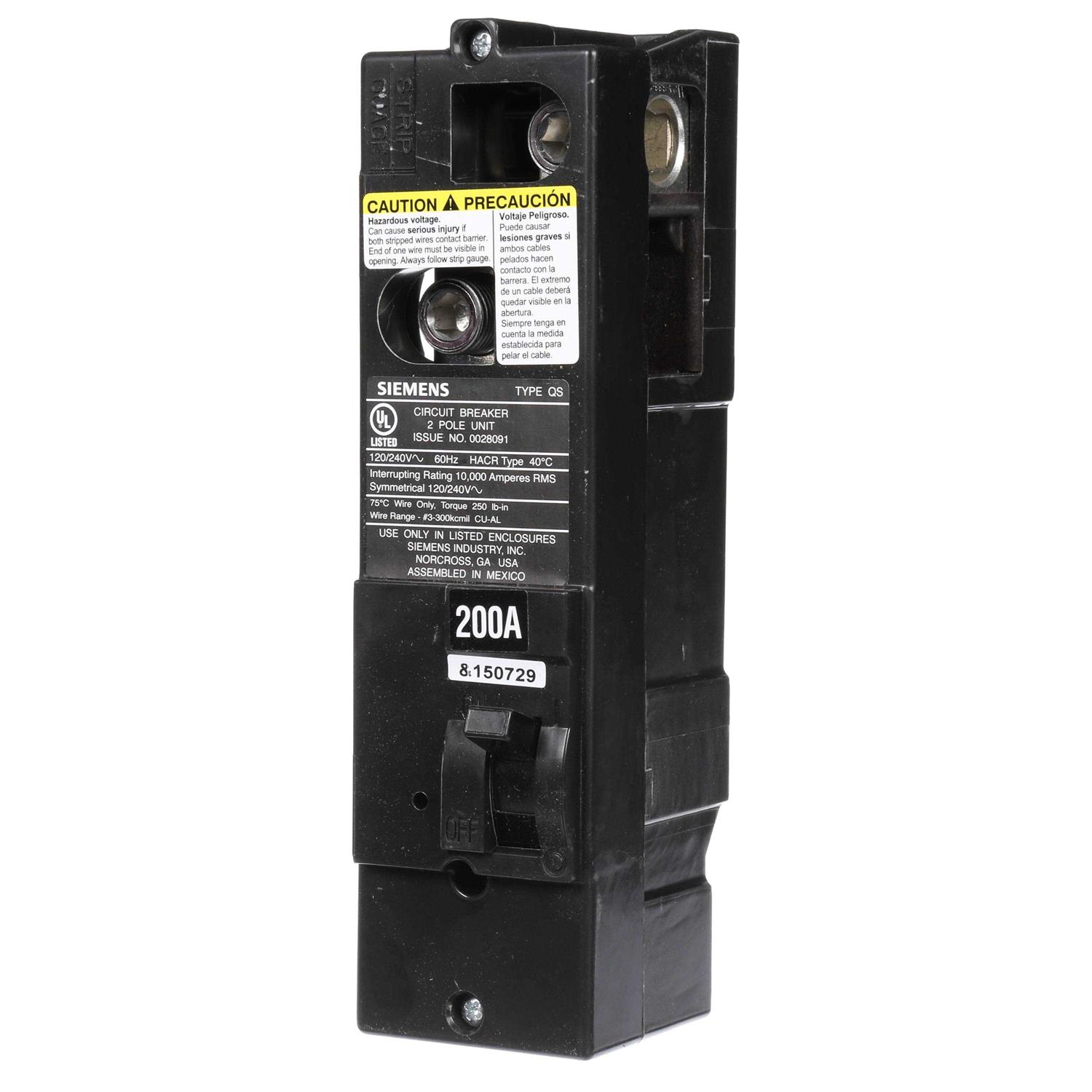 Siemens QPF 20-amp 2-Pole Gfci Circuit Breaker QF220P - Zenithce