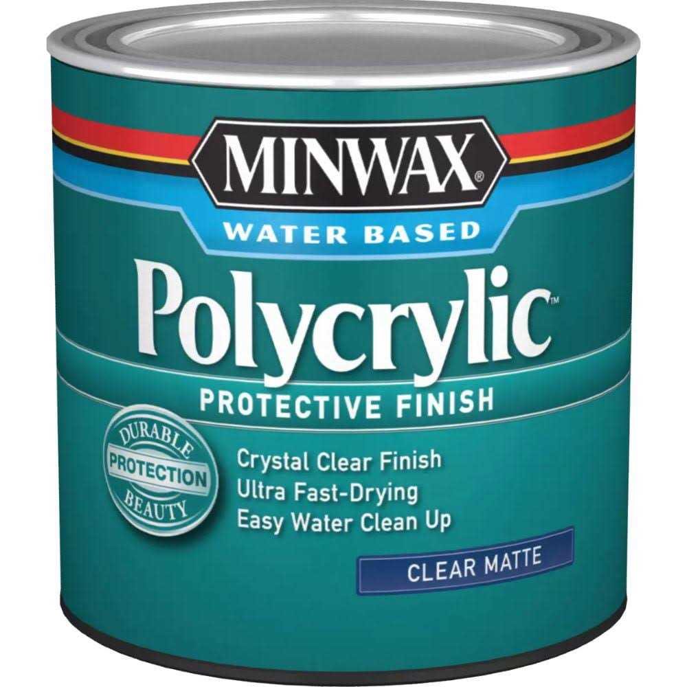 Minwax Clear Polycrylic Protective Finish - Zenithce