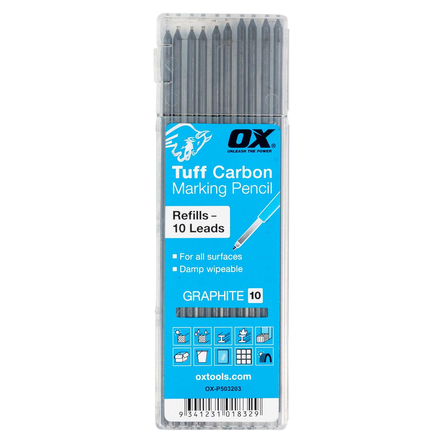 Ox Tools Pro Tuff Carbon Marking Pencil - Zenithce