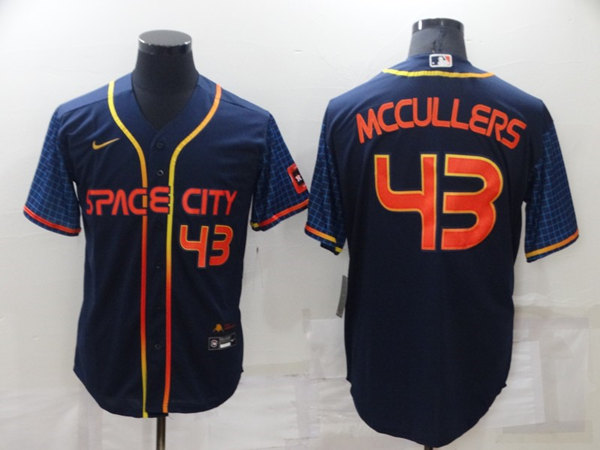 Houston Astros #43 Lance McCullers 2022 Navy City Connect Cool Base Stitched Jersey - Zenithce