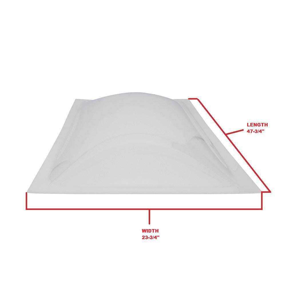 Gordon Skylight Replacement Dome 25-1/4 in. x 49-1/4 in. Gordon Curb Mount Skylight - Zenithce