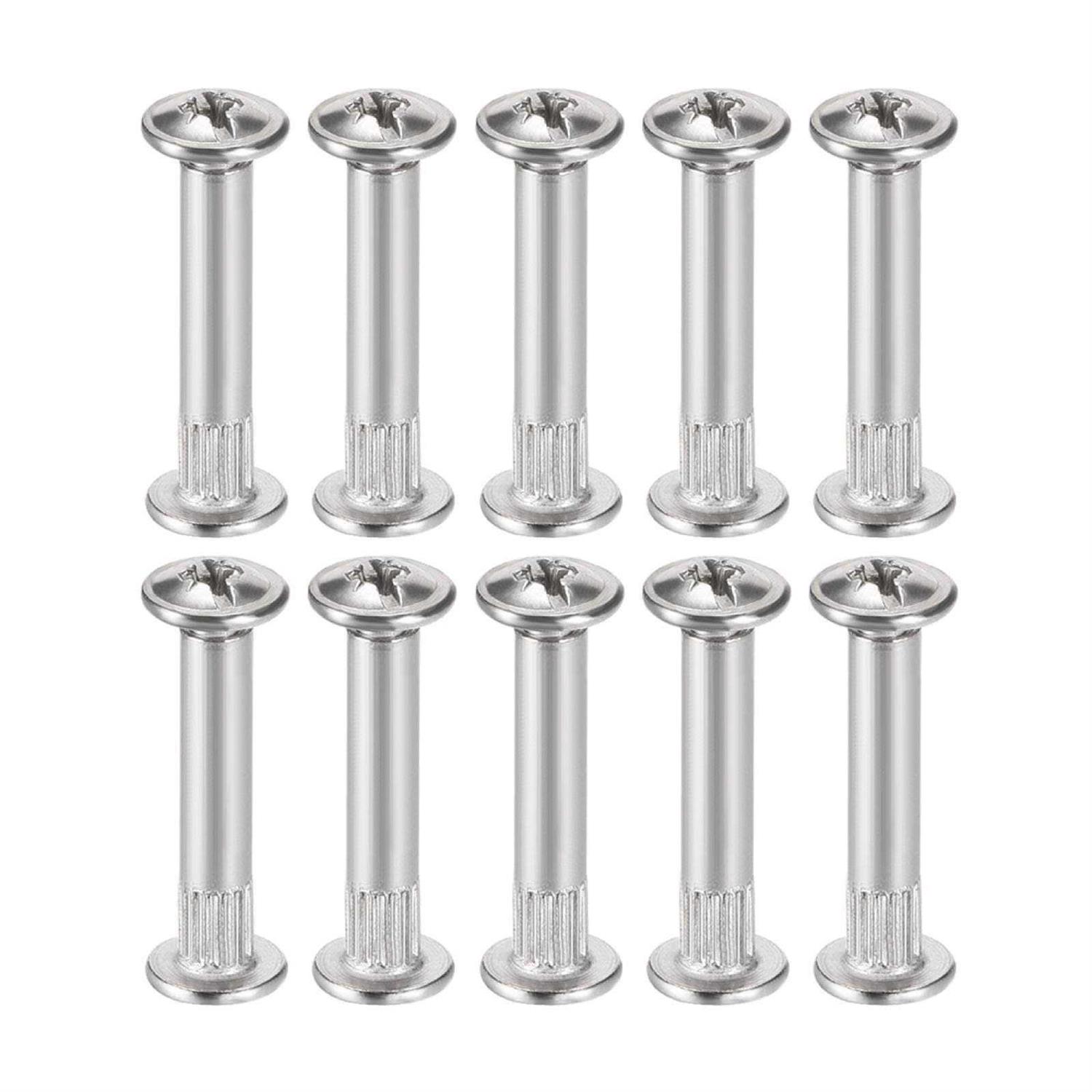 Harfington Screw Post Binding Bolts Leather Fastener - Zenithce