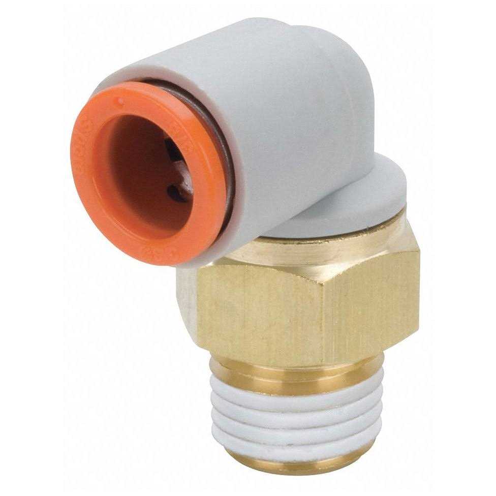 Smc KQ2H07-34AS Male Adapter,1/4 in.,TubexMNPT - Zenithce