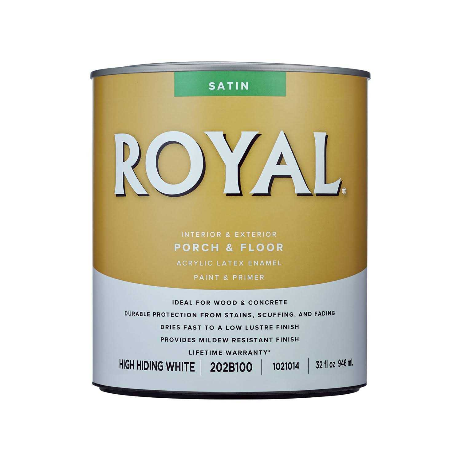 Royal Gloss Gray Porch & Floor Alkyd Enamel 1 Gal - Zenithce