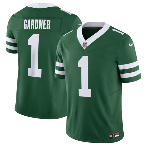New York Jets #1 Ahmad Sauce Gardner Green 2024 F.U.S.E. Vapor Limited Stitched Jersey - Zenithce