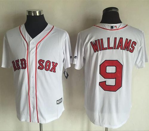 Red Sox #9 Ted Williams White New Cool Base Stitched Jersey - Zenithce