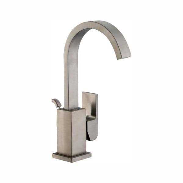 Glacier Bay Farrington Single Hole Single-Handle High-Arc Bathroom Faucet in Matte Black - Zenithce