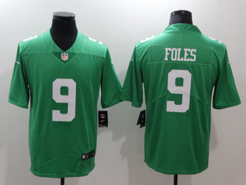 Philadelphia Eagles #9 Nick Foles Green Throwback Vapor Untouchable Limited Stitched Jersey - Zenithce