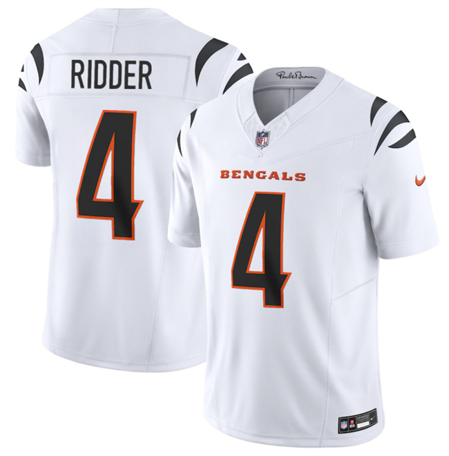 Cincinnati Bengals #4 Desmond Ridder White 2025 F.U.S.E. Vapor Untouchable Limited Football Stitched Jersey - Zenithce