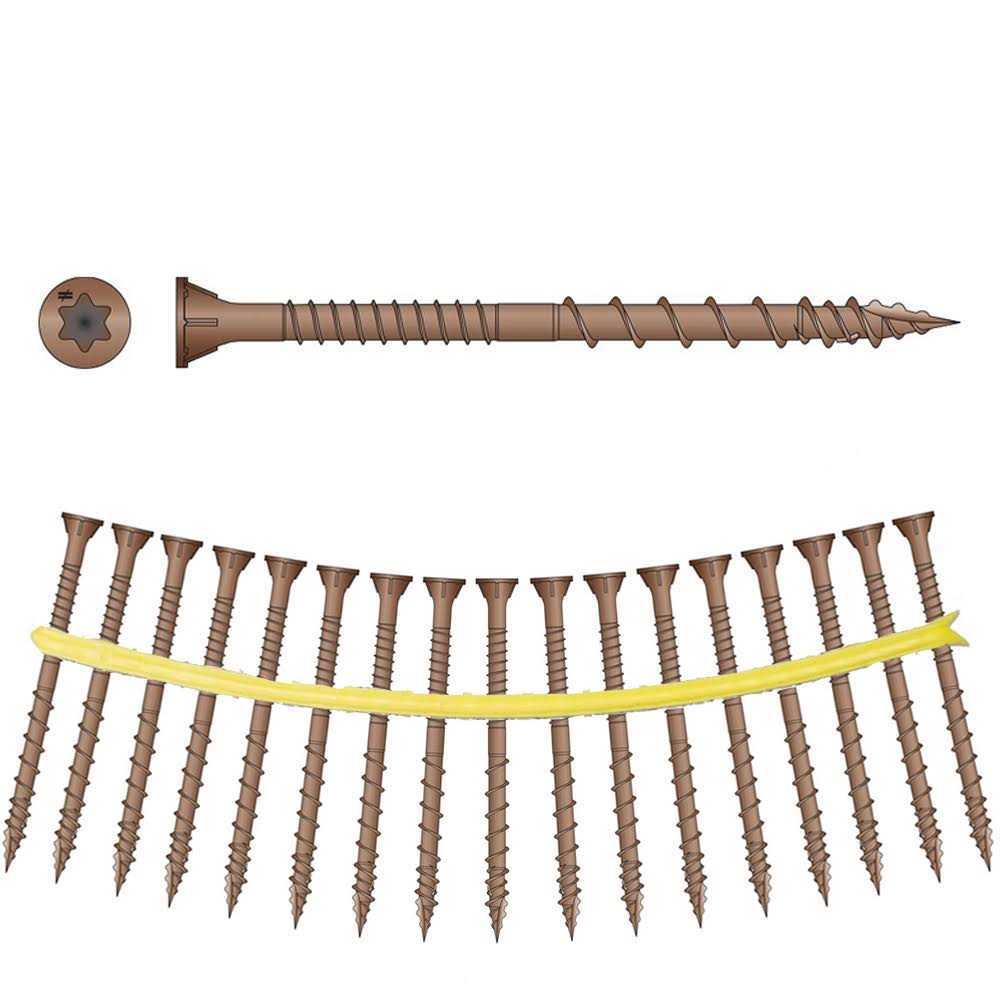 Simpson Strong-Tie #10 x T-25 Tan Decking Screw - Zenithce