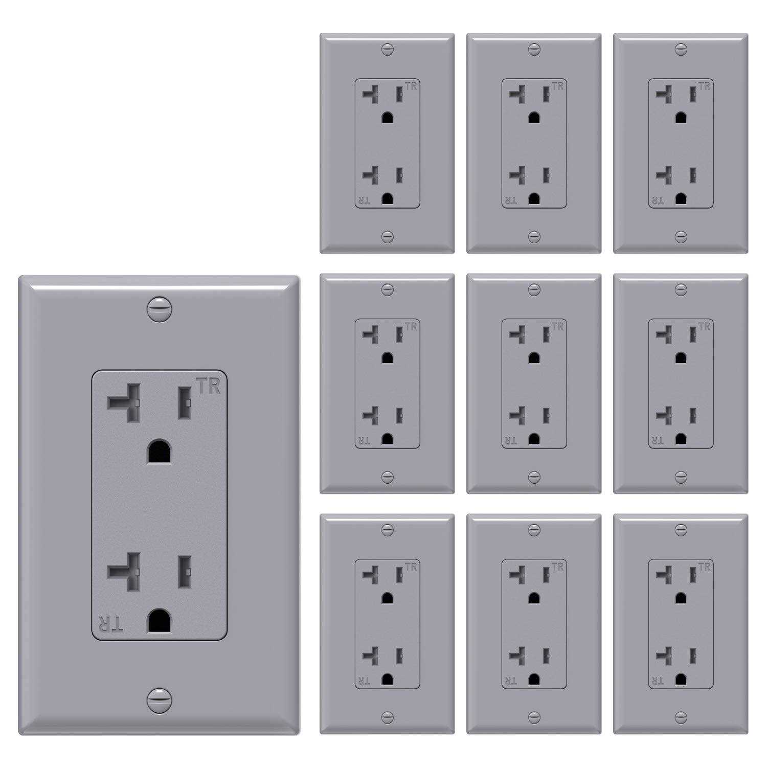 WEBANG Decorator Electrical Wall Outlet Tamper-Resistant Duplex Receptacle - Zenithce