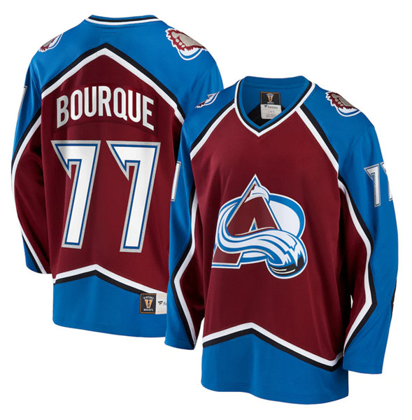 Colorado Avalanche #77 Ray Bourque Red Stitched Jersey - Zenithce