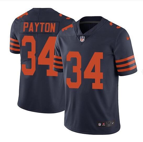 Chicago Bears #34 Walter Payton Navy Vapor Untouchable Limited Stitched Jersey - Zenithce