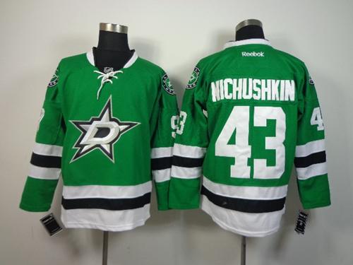Stars #43 Valeri Nichushkin Green Stitched Jersey - Zenithce