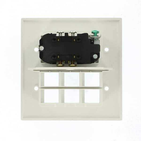 Leviton 688-W Clock Hanger Receptacle-Nm15-1R - MT - Zenithce