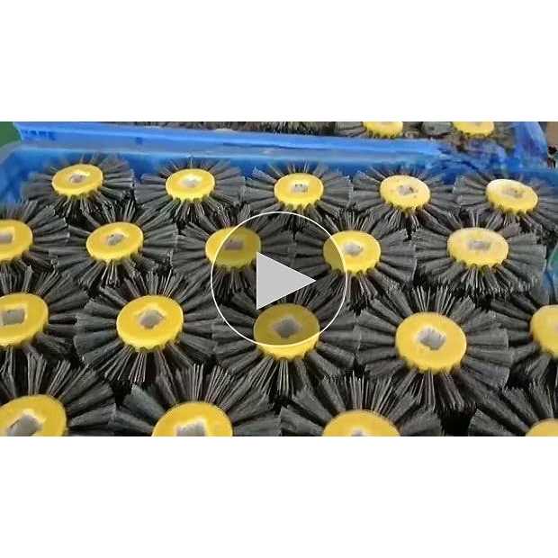 Signi Abrasive nylon Drawing Wheel Drum Burnishing Brush for wood polishing 1 pack - Zenithce