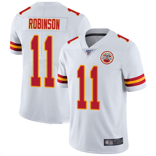 Kansas City Chiefs #11 Demarcus Robinson White Vapor Untouchable Limited Stitched Jersey - Zenithce